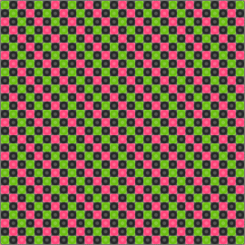 part one of neon bag - neon,checkered,diagonal,stripes,bag,panel,pink,green