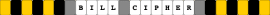 Bill cipher single - bill cipher,gravity falls,yellow,gray