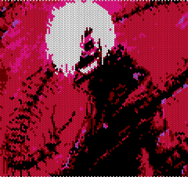 Tokyo Ghoul Art2 - tokyo ghoul,manga,tapestry,panel,dark,spooky,black,red