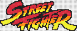 Street Fighter Logo (Thin Border) - street fighter,capcom,logo,arcade,video game,classic,retro,red,yellow