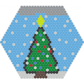 Chrismas - christmas,tree,snow,green,light blue,gray