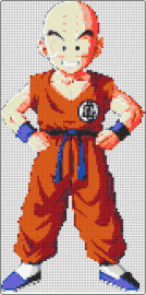 Krilin - krillin,dragon ball z,anime,character,tv show,orange