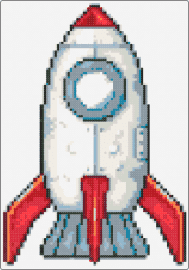 Fusée - rocket,space ship,astronaut,vehicle,red,gray