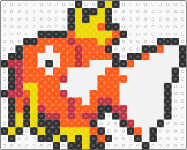 Stolen & simplified magikarp - magikarp,pokemon,fish,gaming,character,orange,yellow