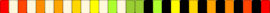 simple rainbow - orange,yellow,green,red