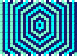 Part 1: 1-2 of trip chest - trippy,geometric,hypnotic,stripes,panel,psychedelic,blue,teal