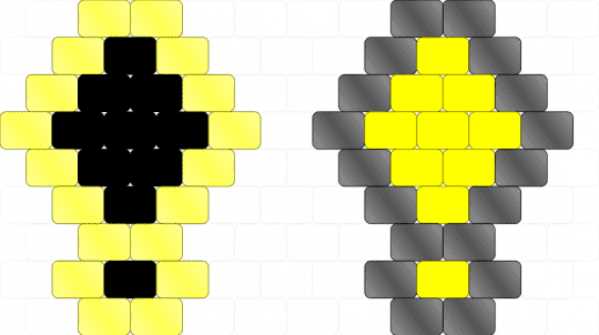 ! charm - black,yellow,aquasine,music