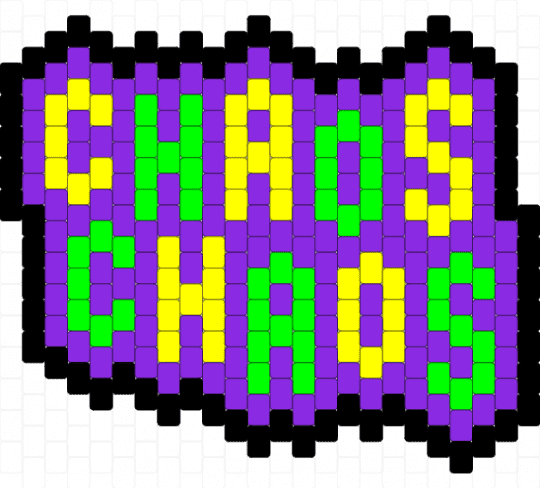 jevil charm - chaos,gaming,video game,purple,deltarune,words,letters,charm