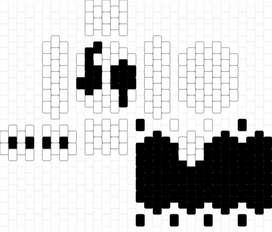 tiny w.d. gaster 3d doll - black,white,undertale,deltarune,characters,game,video game,gaming