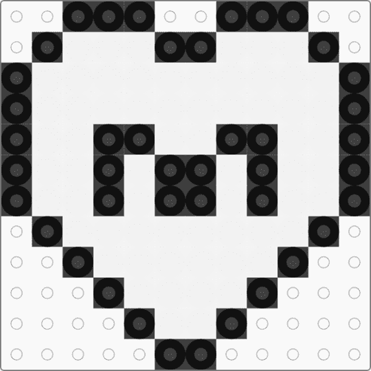 mettaton heart - black,white,undertale,mtt,mettaton