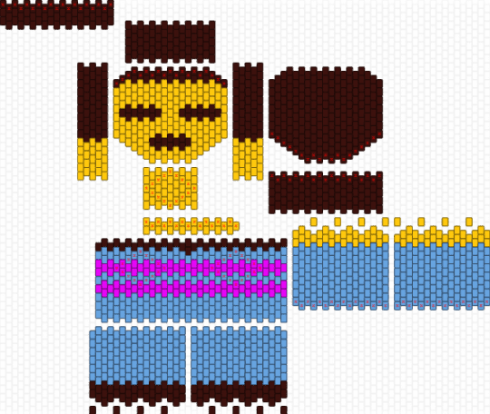 frisk 3d doll - brown,light blue,undertale,3d,characters,doll,game,gaming,video game,cute