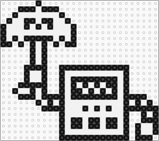 mini mettaton - black,white,undertale,mtt,mettaton