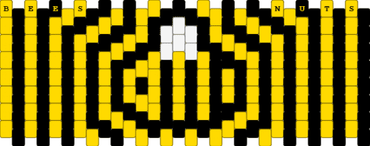 beez nuts - bee,bumble bee,stripes,beez nuts,insect,animal,yellow,cotdbees,cuff