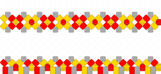 tenna themed border 2 - yellow,red,tenna,deltarune