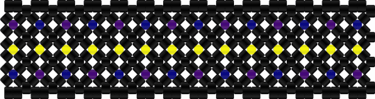 space spinny thing - black,purple,yellow,space,x base