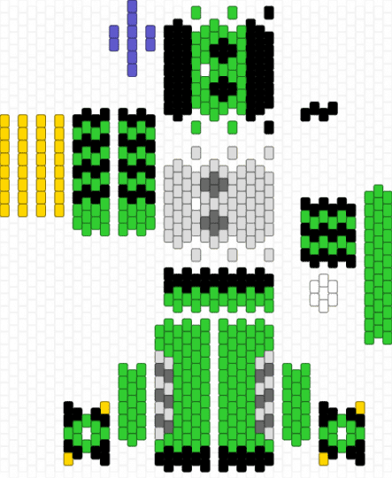 k_k (cakes)  3d doll - green,deltarune,3d,doll,3d doll,music