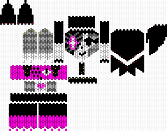 mettaton 3d doll - black,pink,undertale,mtt,legs,game,gaming,video game,characters,cute