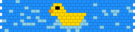 Rubber Ducky - rubber ducky,duck,water,cuff,bath,blue,yellow