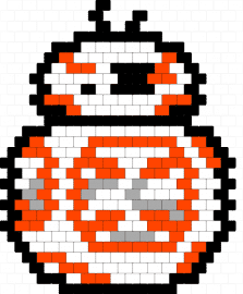 BB-8 - bb8,droid,star wars,robot,scifi,movie,character,white,orange