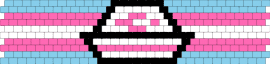 Trans Kevin (Spooky Month) - kevin,spooky month,trans,hat,pride,animation,tv show,cuff,pink,light blue,white