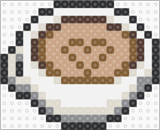 Heart coffee - beige