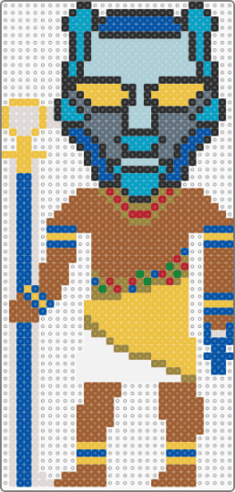 BTSM Anubis - black tiger sex machine,dj,edm,music,egypt,tan,blue,yellow,light blue,btsm,anubis