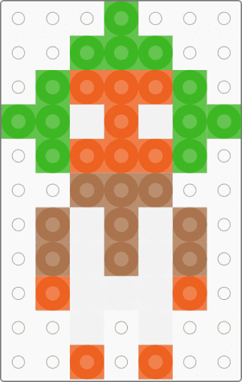 Oompa Loompa small - oompa loompa,willy wonka,chocolate factory,character,simple,charm,movie,book,green,orange