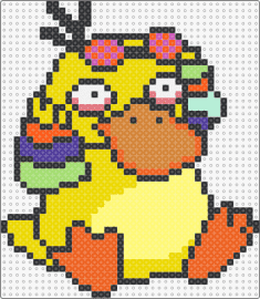 PlurDuck - psyduck,rave,festival,plur,character,pokemon,gaming,rezz,psychedelic,yellow,oran