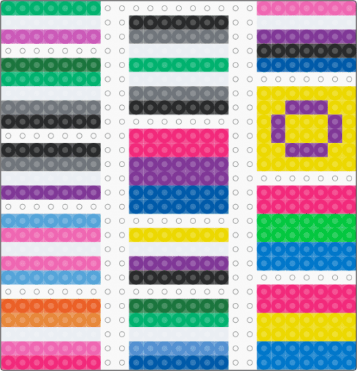 Pride Flags!~ Pt. 1! >﹏ - pink,blue,green,yellow