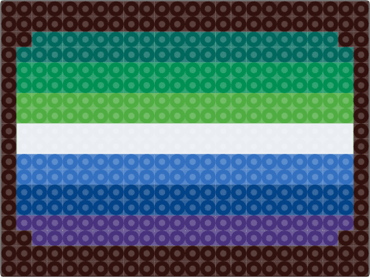 IT'S ALSO ME! // Gay/MLM Flag // - green,brown,blue