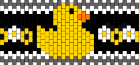 Duck cuff black - duck,toy,bath,animal,bird,cuff,yellow,black