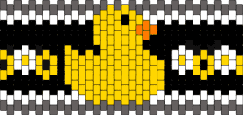Duck cuff black - duck,toy,bath,animal,bird,cuff,yellow,black