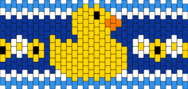 Duck cuff - duck,toy,bath,animal,bird,cuff,yellow,blue