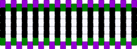 betelgeuse - beetlejuice,stripes,trippy,cuff,movie,white,black,purple,green