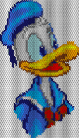 donald ducky - donald duck,disney,portrait,character,cartoon,classic,blue,white,yellow