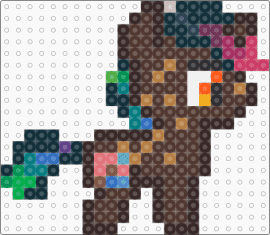 SplatterPaint - roran,mlp,my little pony,character,brown,teal