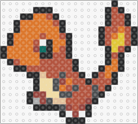 4_Charmander_icon - charmander,pokemon,starter,fiery,character,gaming,orange