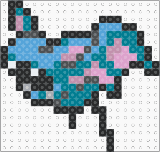 41_Zubat_icon - pink,teal,light blue