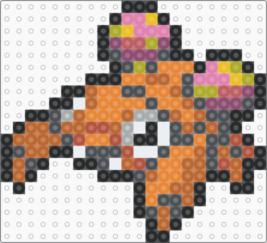 46_Paras_icon - purple,orange,tan,pink