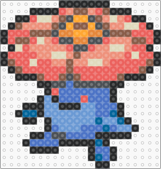 45_Vileplume_icon - blue,orange,red
