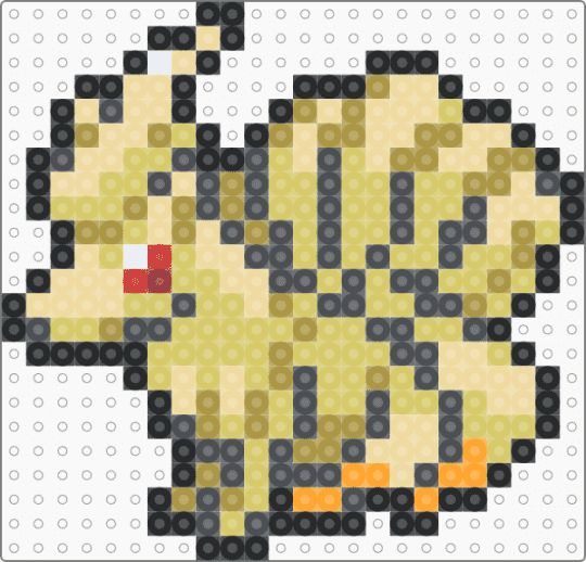 38_Ninetales_icon - purple,beige,yellow,gold