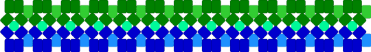 Rainbow Rotator (pt. 2, middle rotator) - purple,green,rainbow,teal,blue,cute