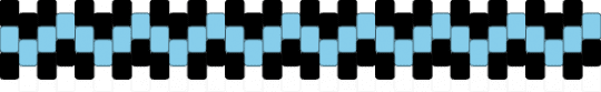 Blue and Black Multi-stitch - black,light blue