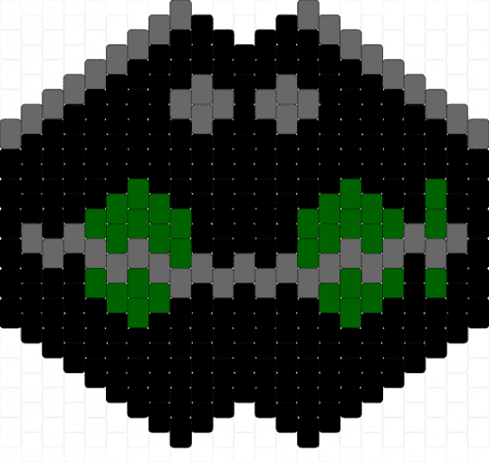 Bino Mask (DON'T MAKE or remix! This is for an OC) - black,gray,green