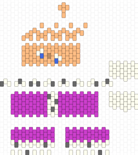 Kinger Clown - pink,orange,tadc,purple,tan,white,grey,black,gray,cute