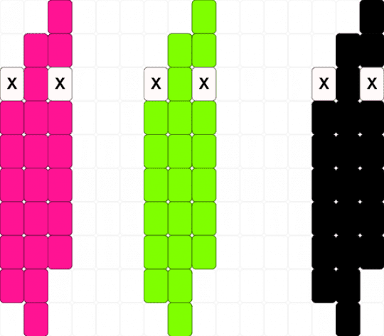 Big Rotator With Worms (pt. 3- Worms that attach to center) - pink,green,black,cute,silly,scene