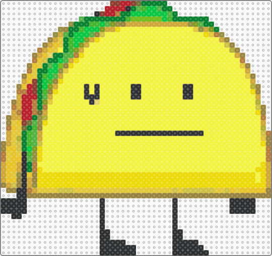 Taco ii - yellow,inanimate insanity,ii,taco ii,osc,object show,object show community,bfdi x ii tour,taco ii s4
