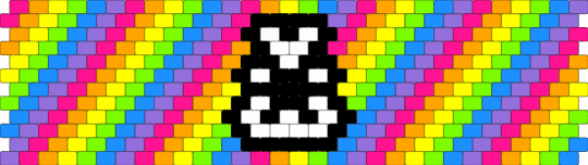 Kandi >:3 cuff - pink,yellow,light blue,colorful