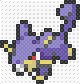 Rattata Miniature - rattata,pokemon,mouse,gaming,character,purple