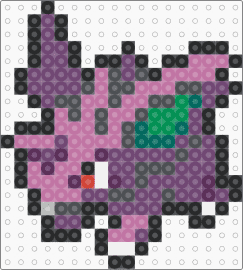 Nidoran ♂ Miniature - nidoran,pokemon,gaming,character,purple